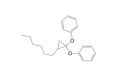 2-Hexyl-1,1-(diphenoxy)cyclopropane