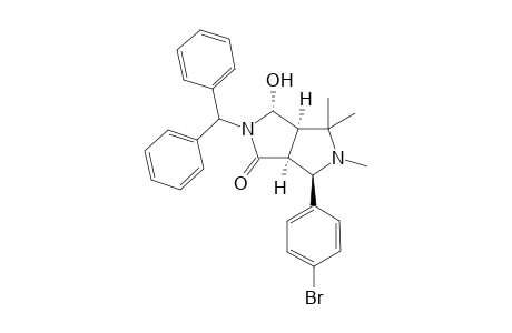 (6aSR)-6-(p-Bromophenyl)-2-diphenylmethyl-3-hydroxy-1,2,3,3a,4,5,6,6a-octahydro-4,4,5-trimethylpyrrolo[3,4-c]pyrrol-1-one