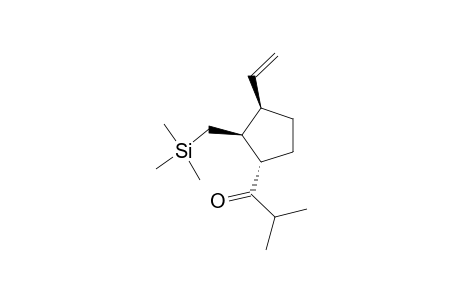 1-Propanone, 1-[3-ethenyl-2-[(trimethylsilyl)methyl]cyclopentyl]-2-methyl-, (1.alpha.,2.beta.,3.beta.)-(.+-.)-