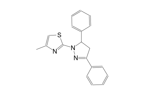 thiazole, 2-(4,5-dihydro-3,5-diphenyl-1H-pyrazol-1-yl)-4-methyl-
