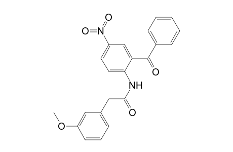 N-(2-benzoyl-4-nitro-phenyl)-2-(3-methoxy-phenyl)-acetamide
