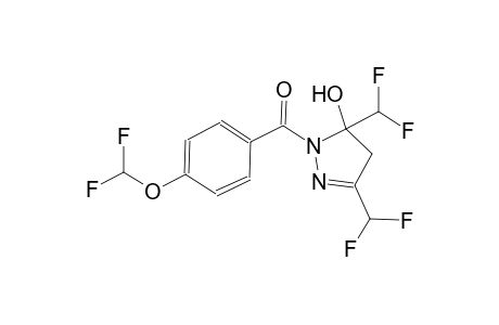 1-[4-(difluoromethoxy)benzoyl]-3,5-bis(difluoromethyl)-4,5-dihydro-1H-pyrazol-5-ol