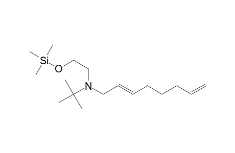 Trimethylsilyl ether of N-t-butyl-N-(2,7-octadienyl)-2-aminoethanol