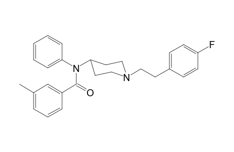 N-(1-[2-(4-Fluorophenyl)ethyl]piperidin-4-yl)-N-phenyl-3-methylbenzamide