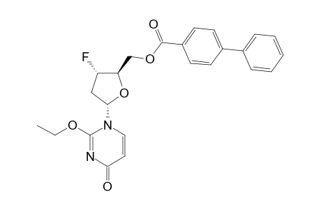 1-[2,3-DIDEOXY-3-FLUORO-5-O-(4-PHENYLBENZOYL)-ALPHA-D-ERYTHRO-PENTOFURANOSYL]-2-ETHOXYPYRIMIDIN-4(1H)-ONE