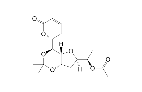 6R-[6S-(ACETOXY)-1R,3S-(ISOPROPYLIDENE)-2R,5R-(EPOXY)-HEPTYL]-5,6-DIHYDRO-2H-PYRAN-2-ONE