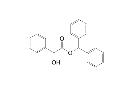 .alpha.-Hydroxy-.alpha.-phenylacetic acid diphenylmethyl ester