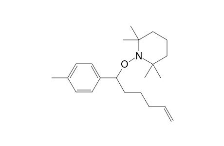 2,2,6,6-tetramethyl-1-[1-(4-methylphenyl)hex-5-enoxy]piperidine