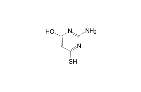 4(1H)-Pyrimidinone, 2-amino-6-mercapto-