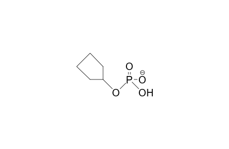 Phosphoric acid, cyclopentyl ester anion