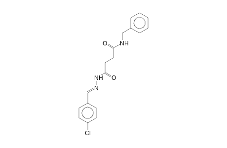 N-Benzylsuccinamic acid N'-(4-chlorobenzylidene)hydrazide