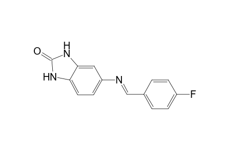 5-([(E)-(4-Fluorophenyl)methylidene]amino)-1,3-dihydro-2H-benzimidazol-2-one