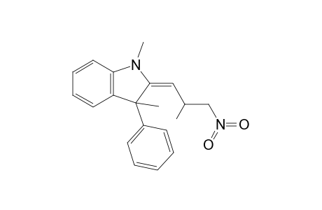 (E)-2,3-Dihydro-1,3-dimethyl-2-[(2-methyl-3-nitro)propylidene]-3-phenyl-1H-indole