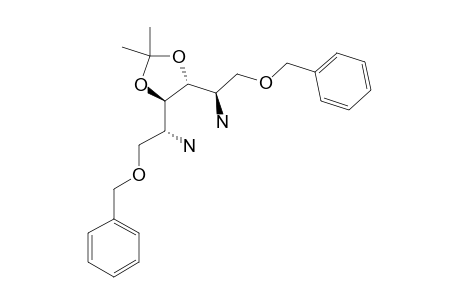 2,5-DIAMINO-1,6-DI-O-BENZYL-2,5-DIDEOXY-3,4-O-METHYLETHYLIDENE-L-IDITOL