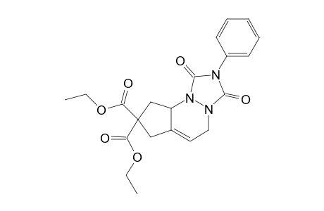 Diethyl N-phenyl-4,4a,5,6,7,8,9,10-octahydro-2-cyclopenta[c]pyridazino[1,2-a]-2,4,10-triazoline-1,3-dione -6,6-dicarboxylate