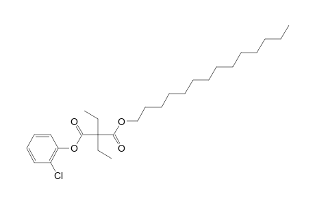 Diethylmalonic acid, 2-chlorophenyl tetradecyl ester