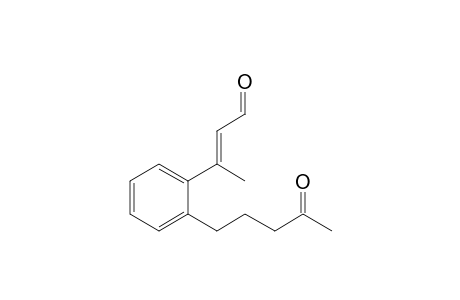 3-[2'-(4"-Oxopentyl)phenyl]but-2-enal