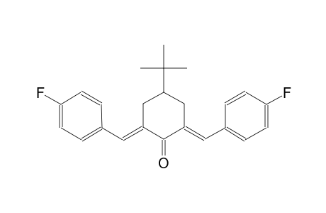 cyclohexanone, 4-(1,1-dimethylethyl)-2,6-bis[(4-fluorophenyl)methylene]-, (2E,6E)-
