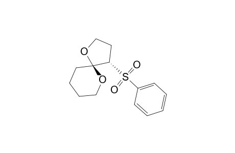 1,6-Dioxaspiro[4.5]decane, 4-(phenylsulfonyl)-, trans-
