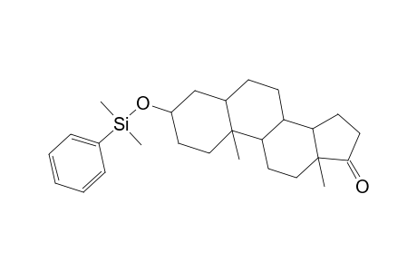 3-([Dimethyl(phenyl)silyl]oxy)androstan-17-one