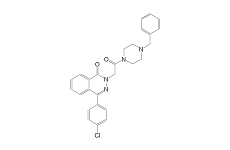 2-[2-(4-benzyl-1-piperazinyl)-2-oxoethyl]-4-(4-chlorophenyl)-1(2H)-phthalazinone