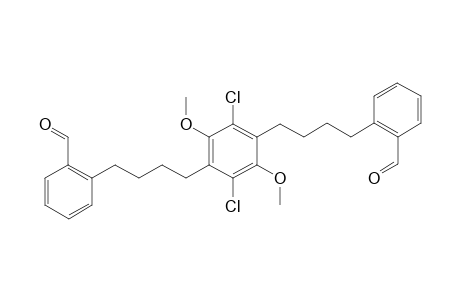 1,4-Dichloro-2,5-bis[4'-(2"-formylphenyl) butyl]-3,6-dimethoxybenzene