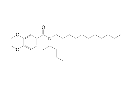 Benzamide, 3,4-dimethoxy-N-(2-pentyl)-N-undecyl-