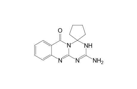 2-Amino-3,4-dihydro-6H-spiro[cyclopentane-[1',4]-[1,3,5]triazino[2,1-b]quinazolin]-6-one