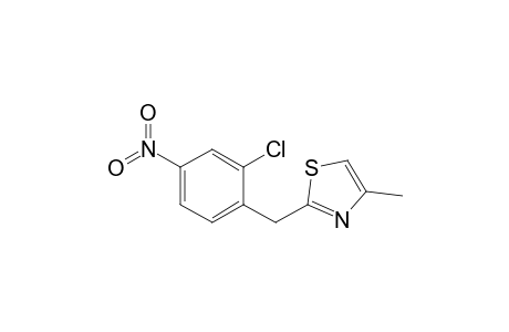 2-(2-Chloro-4-nitrobenzyl)-4-methylthiazole