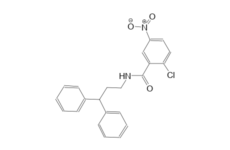 2-chloro-N-(3,3-diphenylpropyl)-5-nitrobenzamide