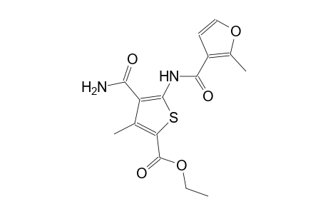 ethyl 4-(aminocarbonyl)-3-methyl-5-[(2-methyl-3-furoyl)amino]-2-thiophenecarboxylate