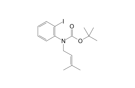 tert-butyl (2-iodophenyl)(3-methylbut-2-en-1-yl)carbamate