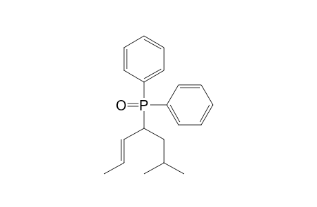 Phosphine oxide, [1-(2-methylpropyl)-2-butenyl]diphenyl-, (E)-