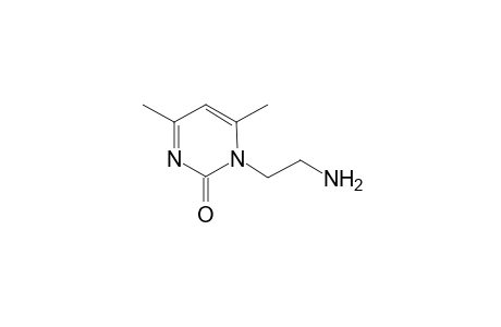 2(1H)-Pyrimidinone, 1-(2-aminoethyl)-4,6-dimethyl-