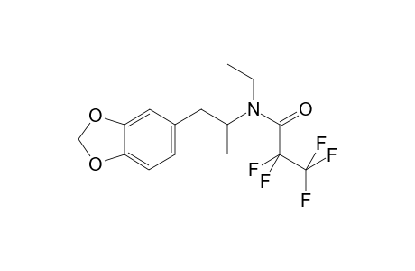 N-(1-(benzo[d][1,3]dioxol-5-yl)propan-2-yl)-N-ethyl-2,2,3,3,3-pentafluoropropanamide