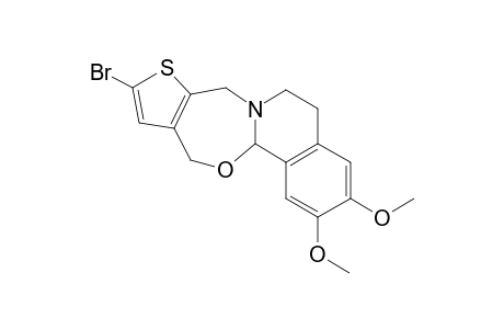 10-Bromo-2,3-dimethoxy-5,6,8,12-tetrahydro-13aH-thieno[2',3':5,6][1,3]oxazepino[2,3-a]isoquinoline
