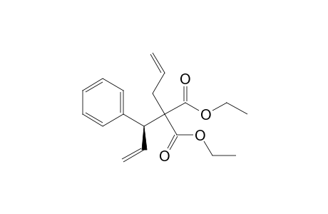 Diethyl (S)-2-allyl-2-(1-phenylallyl)malonate