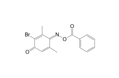 (4E)-2-Bromo-3,5-dimethyl-2,5-cyclohexadiene-1,4-dione 4-(O-benzoyloxime)