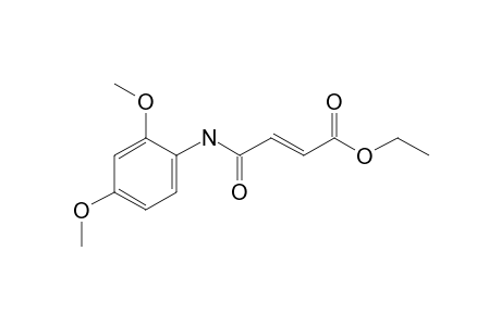 Fumaric acid, monoamide, N-(2,4-dimethoxyphenyl)-, ethyl ester