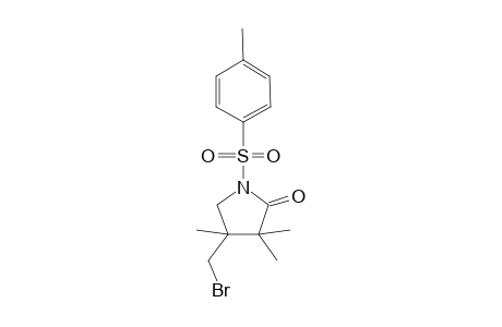 4-(bromomethyl)-3,3,4-trimethyl-1-(4-methylphenyl)sulfonyl-pyrrolidin-2-one