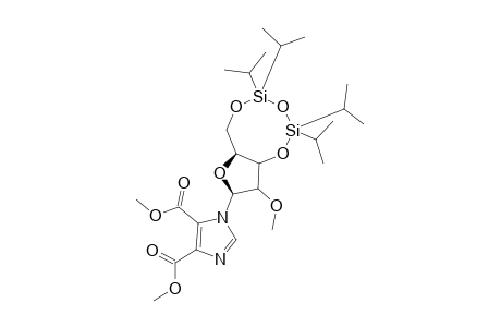 METHYL-1-[(2'-O-METHYL-3',5'-O-(1,1,3,3-TETRAISOPROPYLDISILOXAN-1,3-DIYL))-BETA-D-ERYTHROPENTAFURANOSYL]-4,5-IMIDAZOLEDICARBOXYLATE