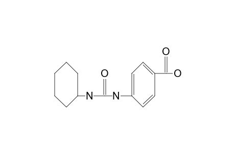 p-(3-cyclohexylureido)benzoic acid