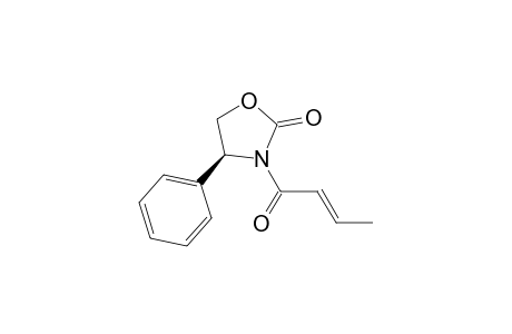 (4S)-3-[(E)-1-oxobut-2-enyl]-4-phenyl-2-oxazolidinone