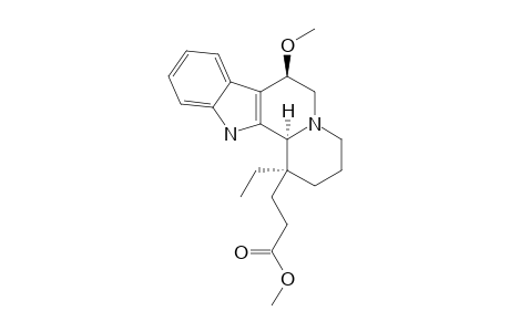 METHYL-3-(1-ALPHA-ETHYL-7-BETA-METHOXY-1,2,3,4,6,7,12,12B-OCTAHYDROINDOLO-[2,3-A]-QUINOLIZIN-1-BETA-YL)-PROPIONATE