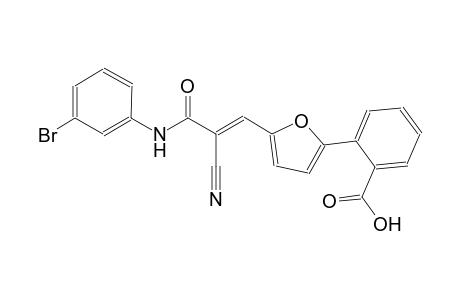 2-{5-[(1E)-3-(3-bromoanilino)-2-cyano-3-oxo-1-propenyl]-2-furyl}benzoic acid