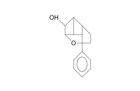 6-Phenyl-exo-9-hydroxy-7-oxa-tetracyclo(6.3.0.0.0)undecane