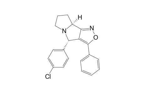 (4S,8aS)-4-(4-chlorophenyl)-3-phenyl-6,7,8,8 a-tetrahydro-4H-isoxazolo[3,4-a]pyrrolizine