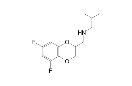 N-[(5,7-difluoro-2,3-dihydro-1,4-benzodioxin-2-yl)methyl]-2-methylpropan-1-amine