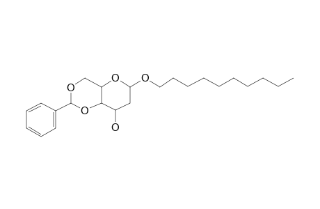 Decyl .alpha.-D-glucoside, 2-deoxy-4,6-o-benzylidene-