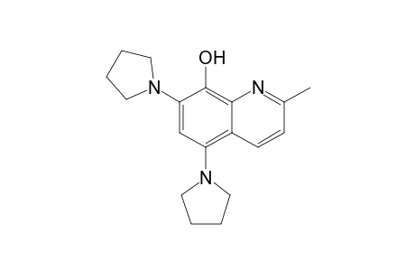 2-Methyl-5,7-bis(1-pyrrolidinyl)-8-quinolinol